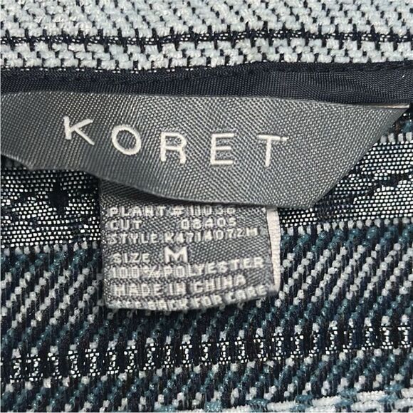 Vintage Koret Blue Striped Button Front‎ Vest Size Medium - Picture 6 of 9